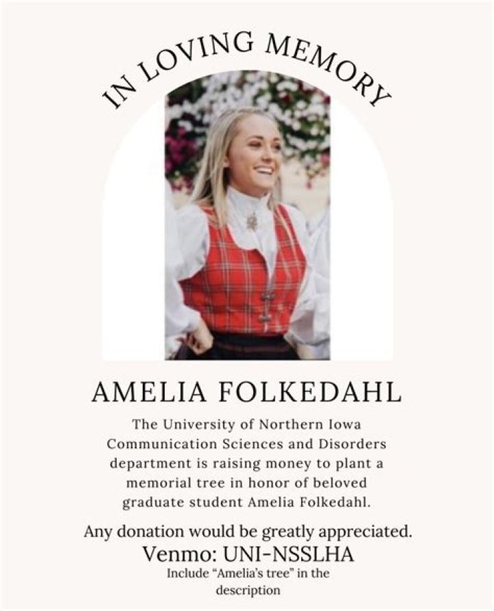 Amelia Folkedahl Obituary And Death Cause Linked To Accident |