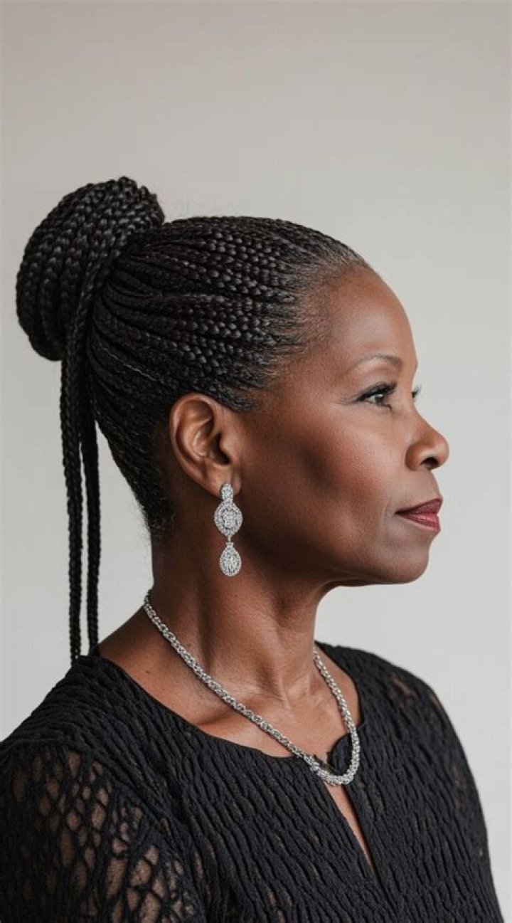Box Braids For Older Women