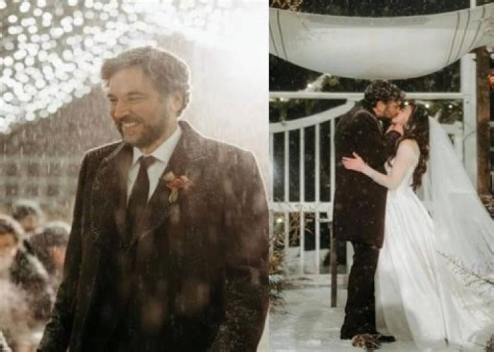 How I Met Your Mother star Josh Radnor marries Jordana Jacobs at outdoor wedding amid blizz ·