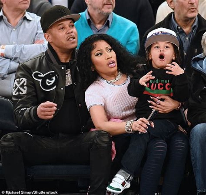 Nicki Minaj Gasps As Son 'Papa Bear' Says His 1st Words |