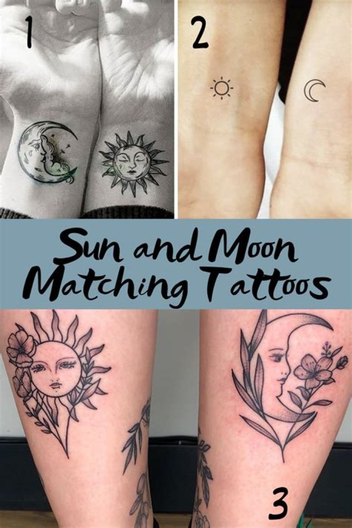 Uncover The Enchanting World Of Sun Moon Matching Tattoos