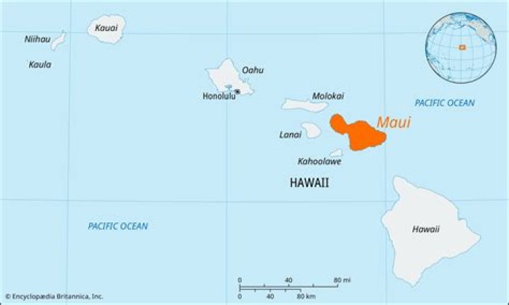 Where is Maui in relation to Honolulu